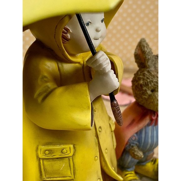 Special Friends "Sarah and Chester" Waiting in the rain #16, 1998, handpainted, - Picture 10 of 17